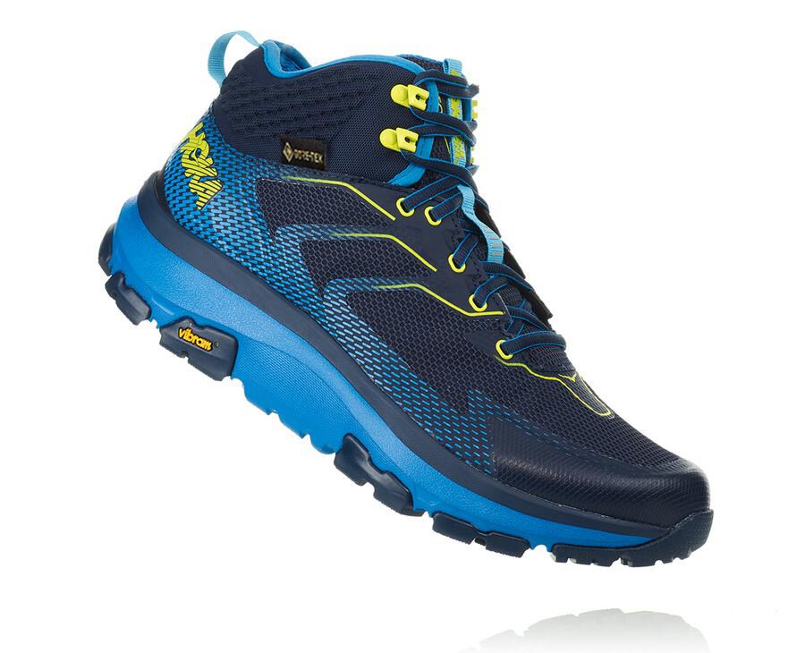 Botas De Montaña Hoka One One Hombre - Toa Gore-Tex - Azul Marino - GAJ514273